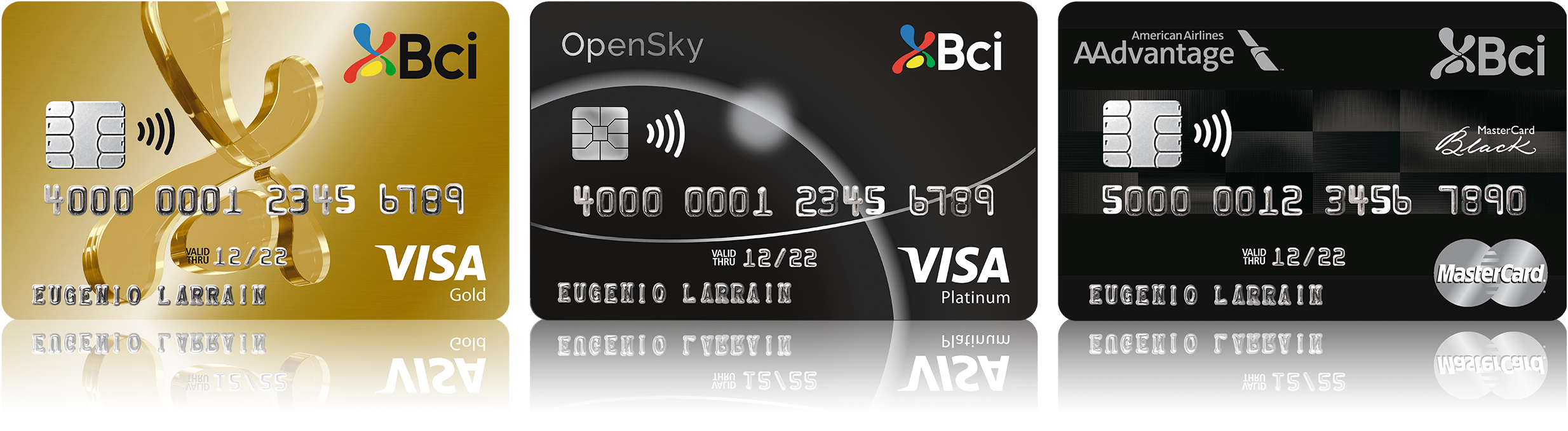 Tarjetas bci