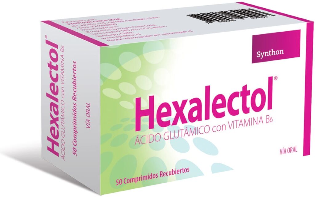 Hexalectol Ácido Glutámico / Vitamina B6 50 Comprimidos Recubiertos