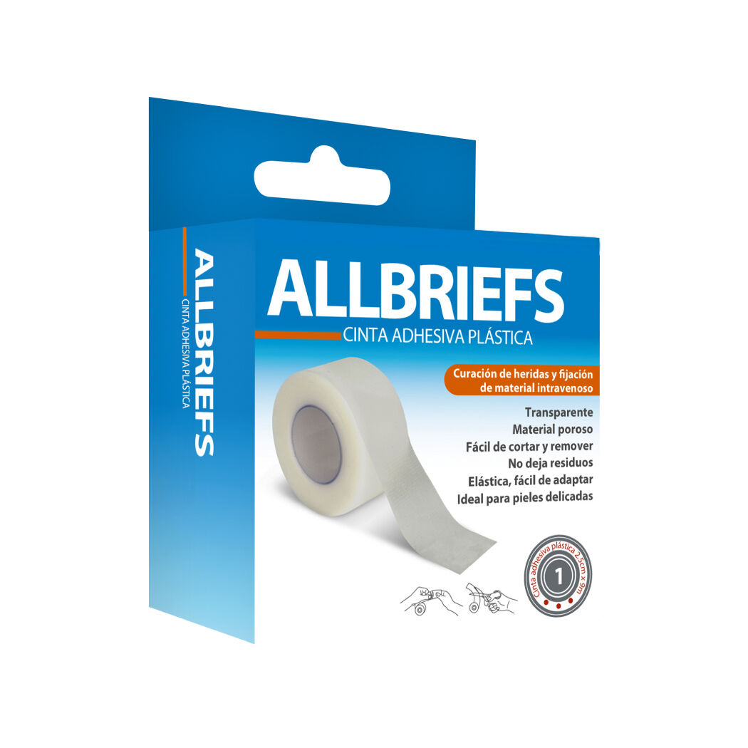 Cinta Adhesiva Plástica Allbriefs 2.5cm x 9mt
