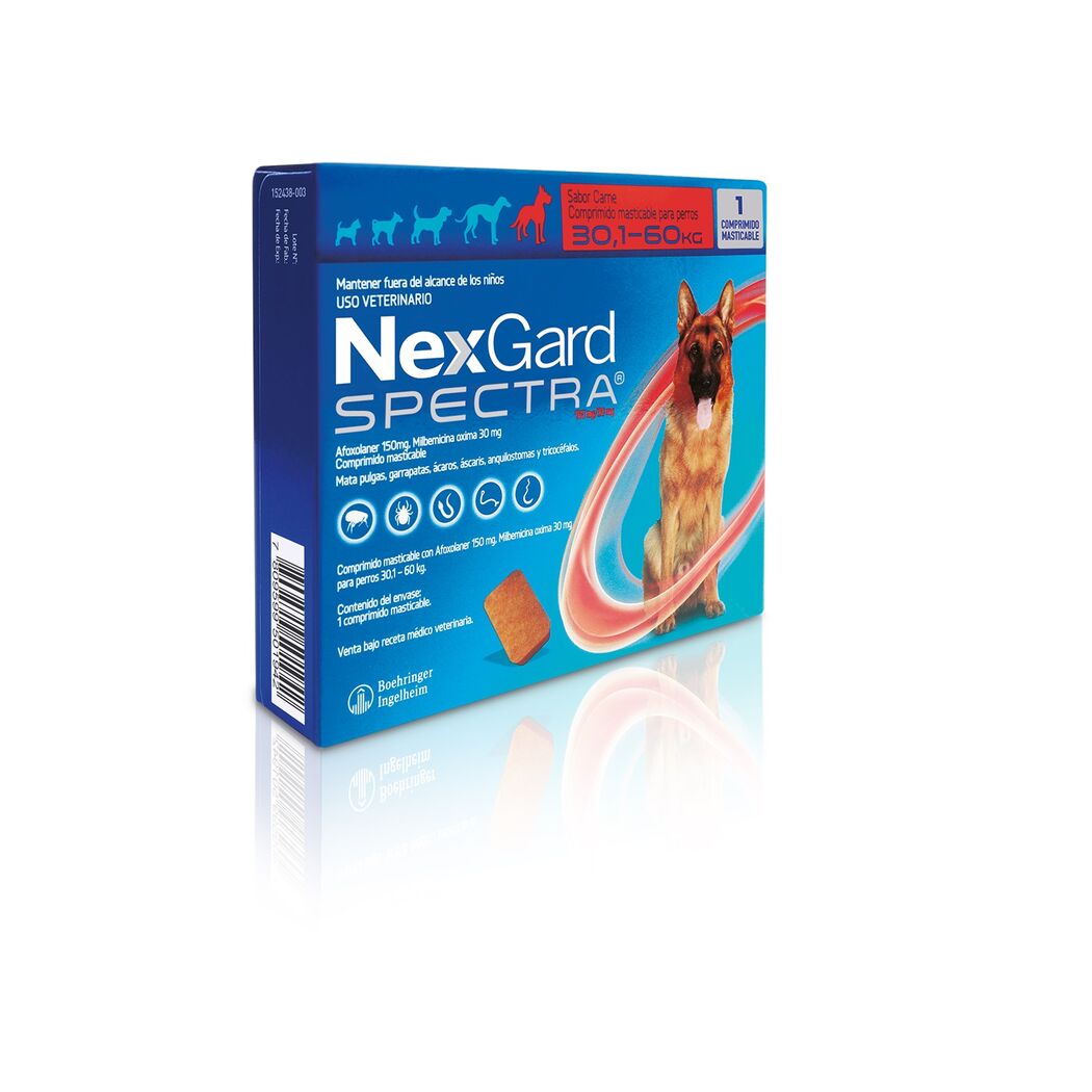 Nexgard Spectra 30.1kg - 60kg 1 Comprimido Masticable