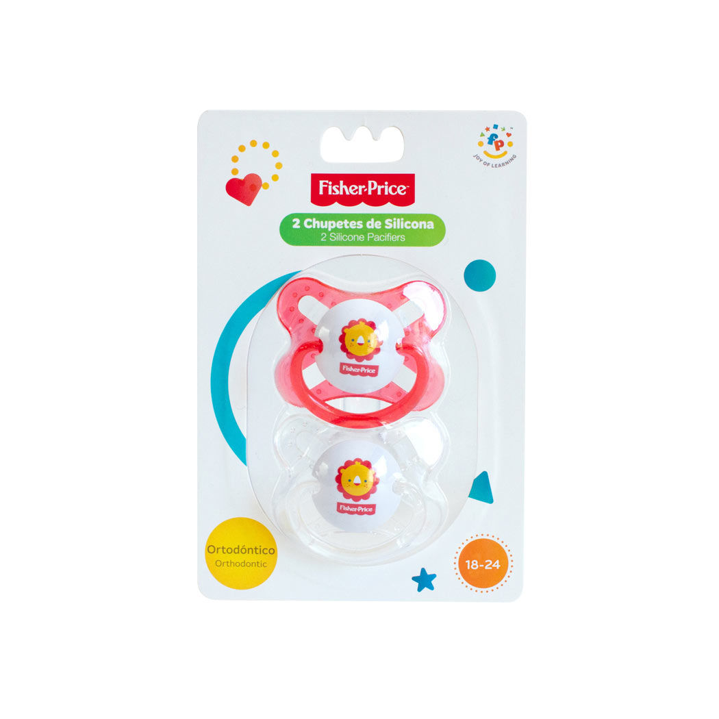 Pack Chupetes de Silicona Ortodónticos 18 a 24 Meses