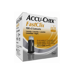 Lancetas Fastclix Para La Medición De Glicemia 102 Unidades