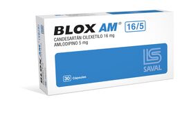Blox AM 8/10 Candesartán / Amlodipino 30 Cápsulas