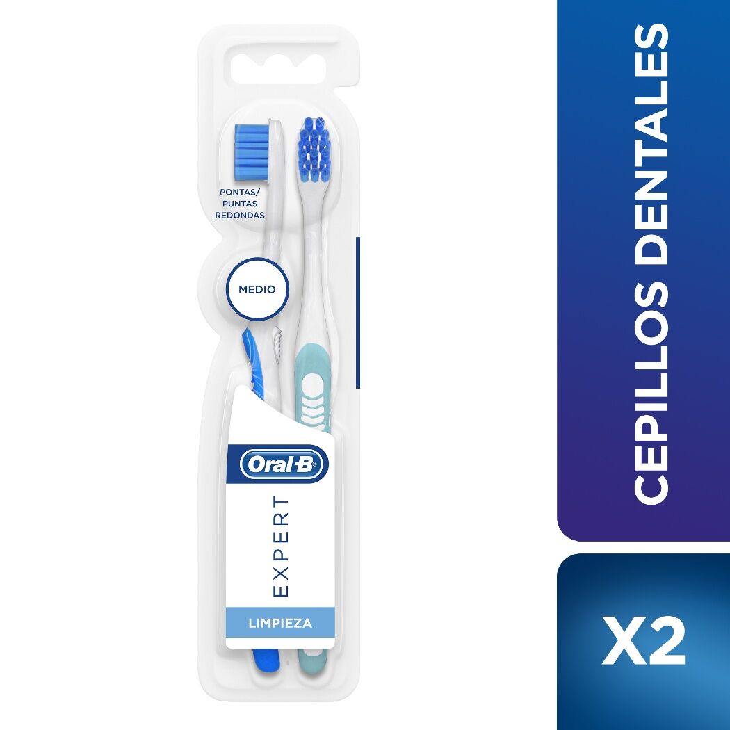 Cepillo Dental Expert Limpieza 2 Unidades