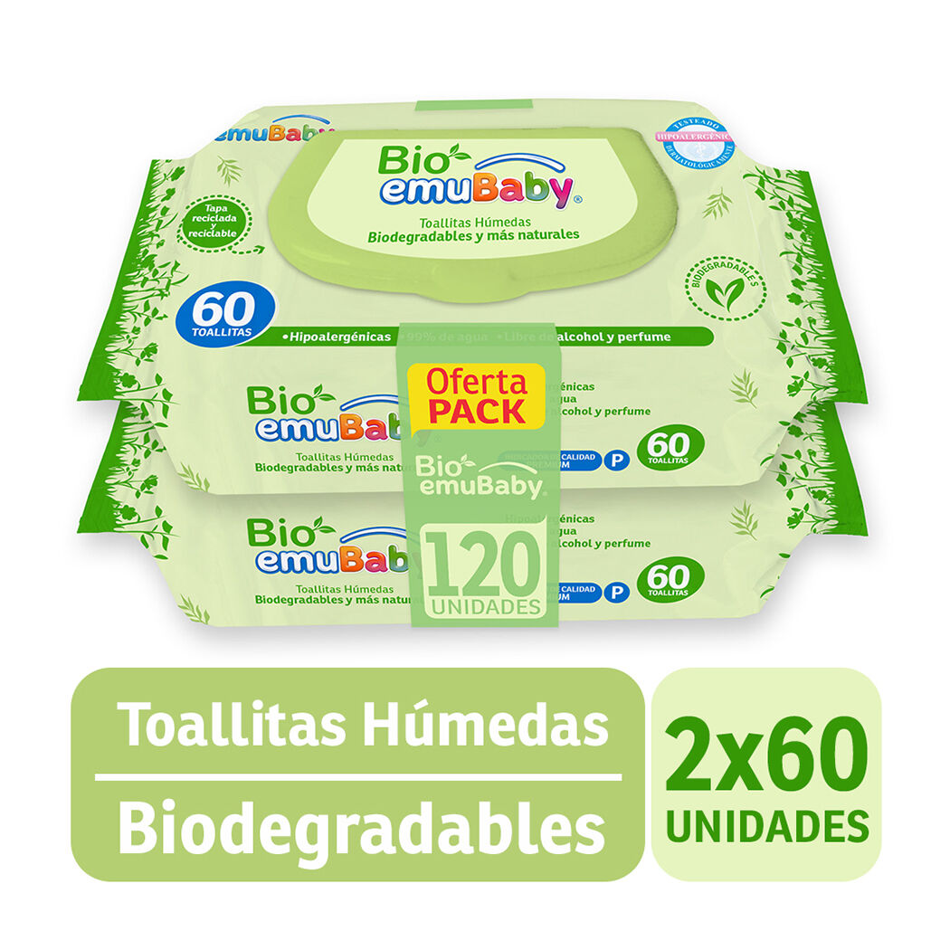 Toallas Húmedas Para Bebé 120 Unidades