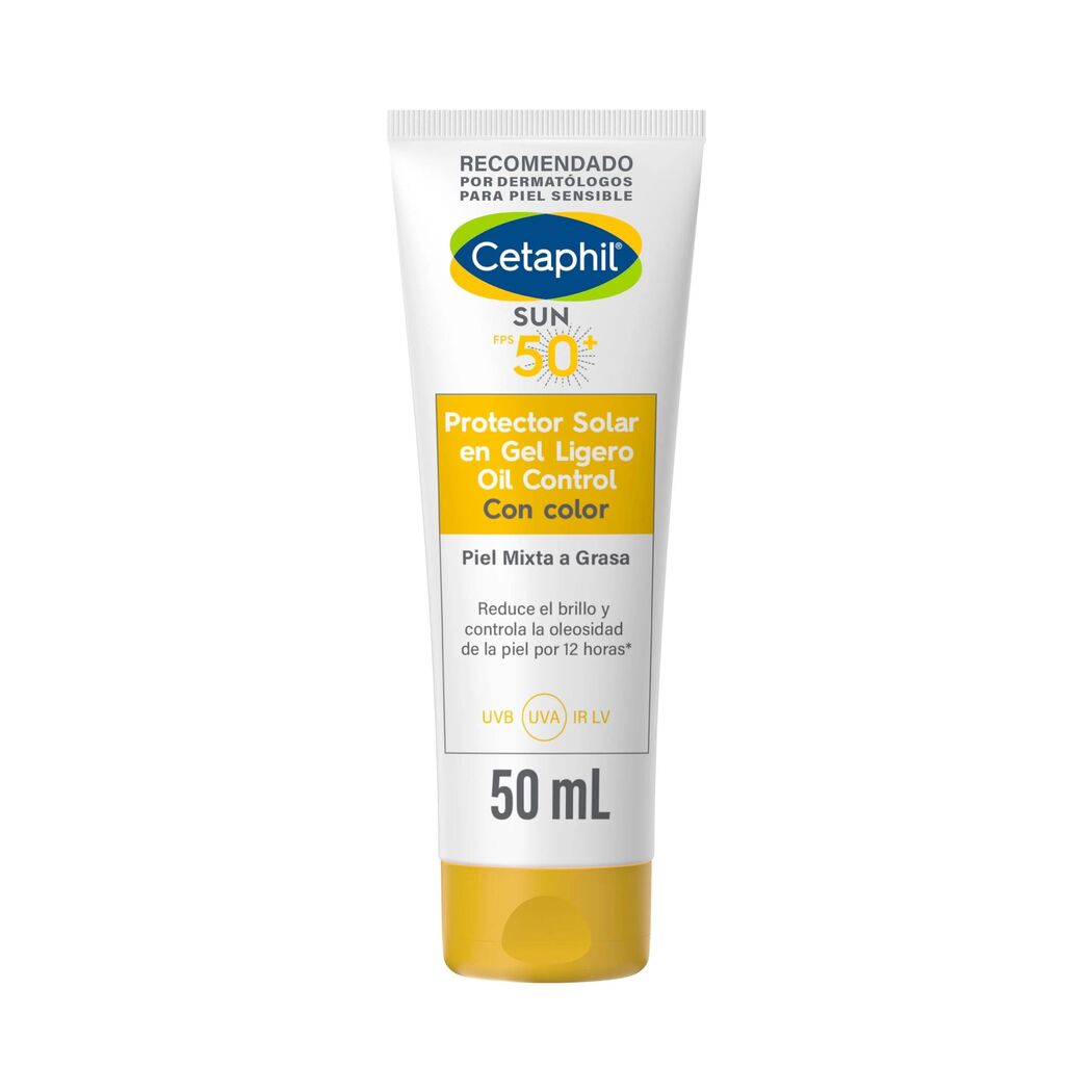 Protector Solar Facial con Color Oil Control con FPS50 Cetaphil 50ml
