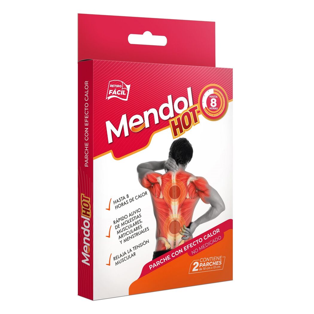 Mendol Efecto Calor 2 Parches