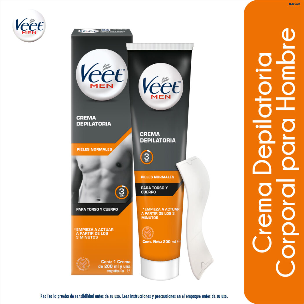 Veet For Men Crema Depilatoria Corporal 200ml