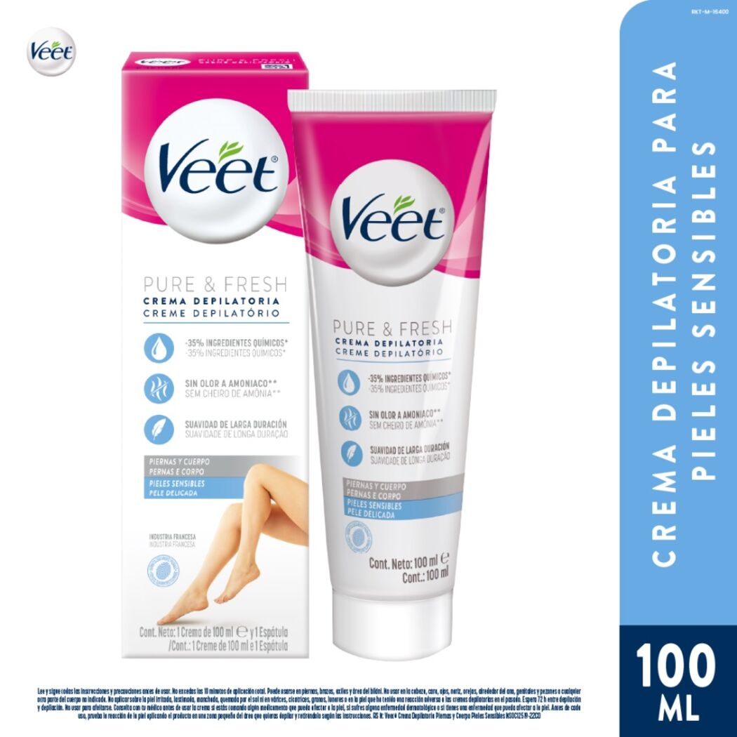Veet Crema Depilatoria Corporal Piel Sensible 100ml