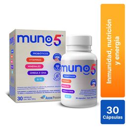 Muno 5 30 Cápsulas