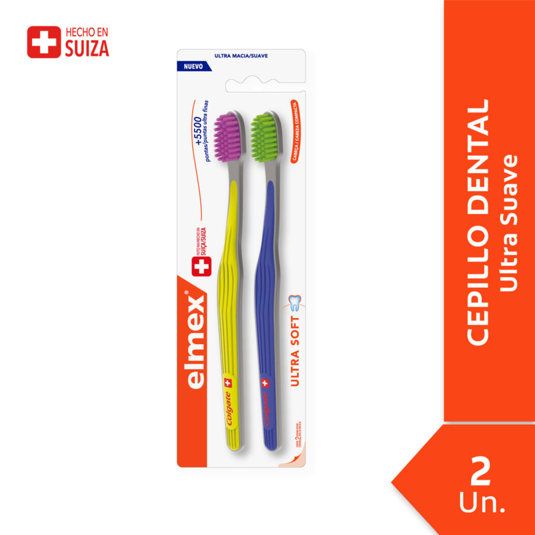 Cepillo de Dientes Ultrasuave Elmex 2 Unidades