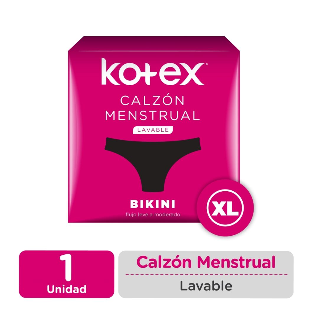 Calzón Menstrual Reutilizable Kotex XG 1 Unidad