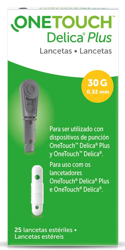 Lancetas OneTouch Delica 25 Unidades