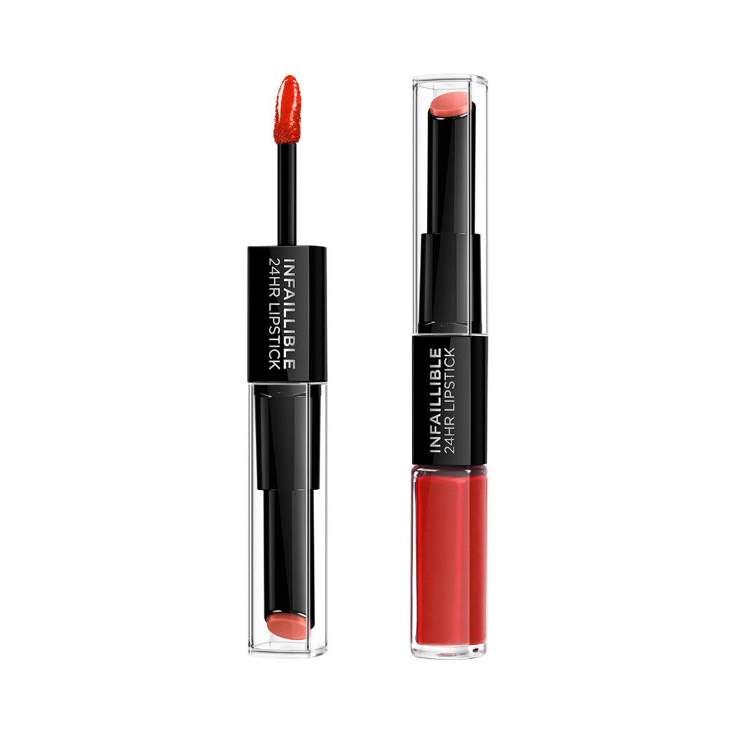 L'Oréal 24hr 2-Step Lipstick - 506 Red Infaillible