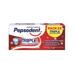 Pepsodent CD Triple Menta Americana 2 Unidades