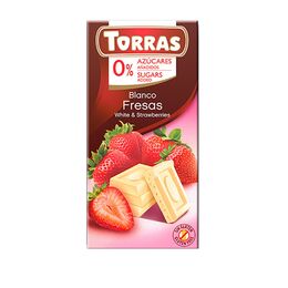 White & Strawberries Sin Azúcar 75g
