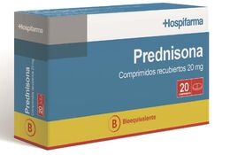 Prednisona (B) 20mg 20 Comprimidos Recubiertos