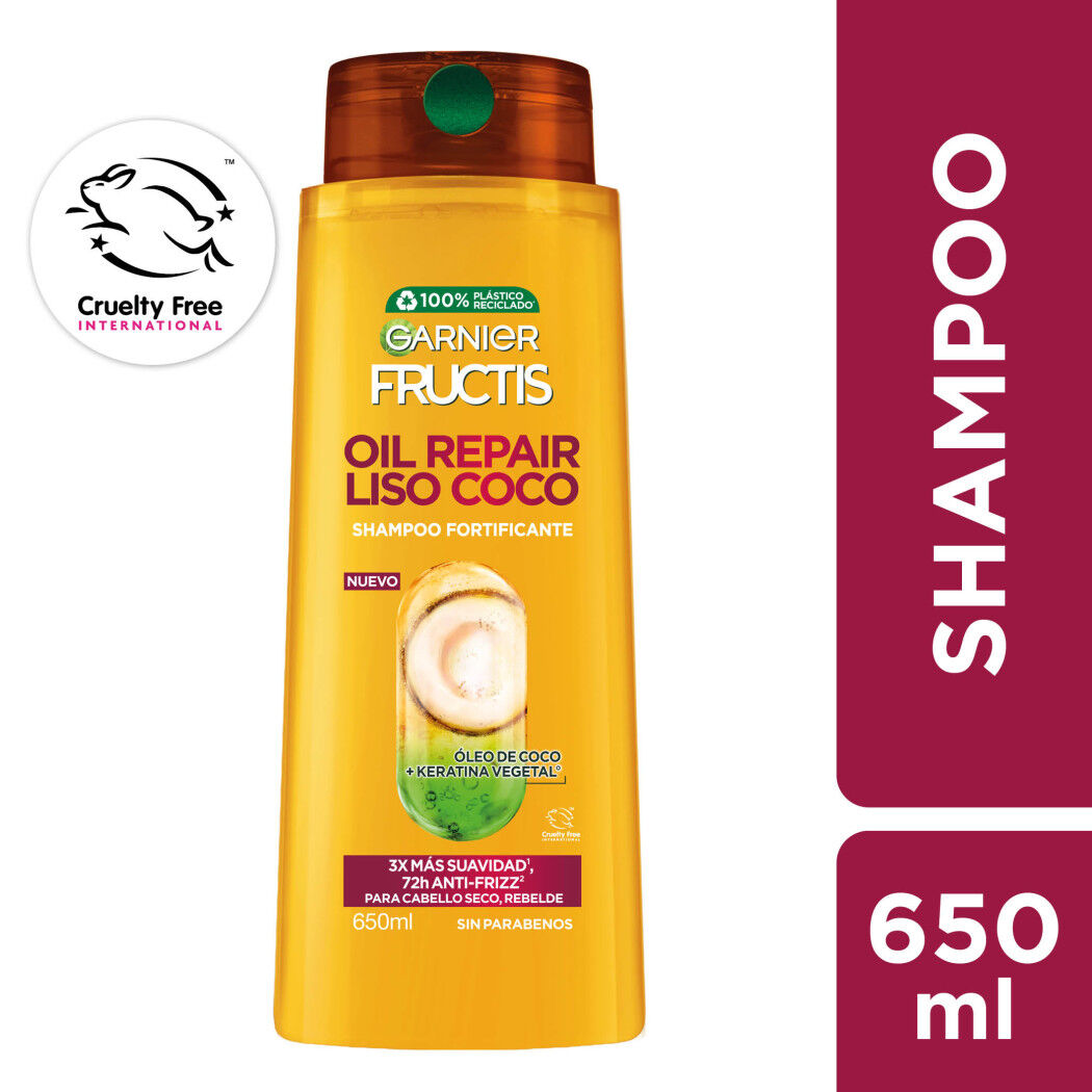 Shampoo Garnier Fructis Liso Coco 650ml