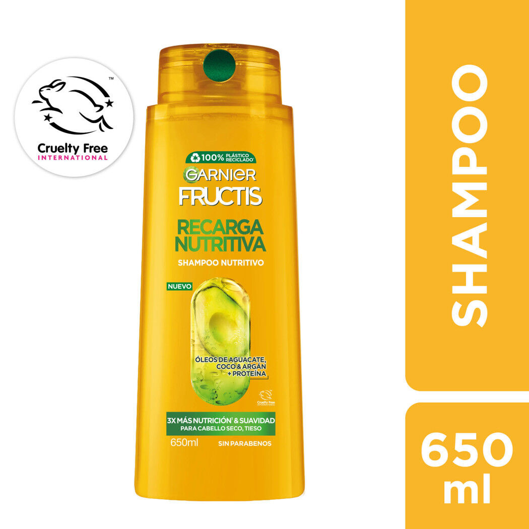 Shampoo Garnier Fructis Recarga Nutritiva 650ml