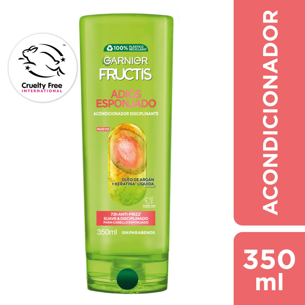Acondicionador Garnier Fructis AntiFrizz Adiós Esponjado 350ml