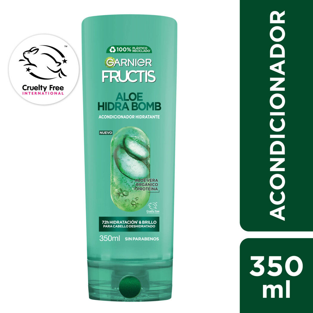 Acondicionador Garnier Fructis Aloe Hidra Bomb 350ml Revitalizador