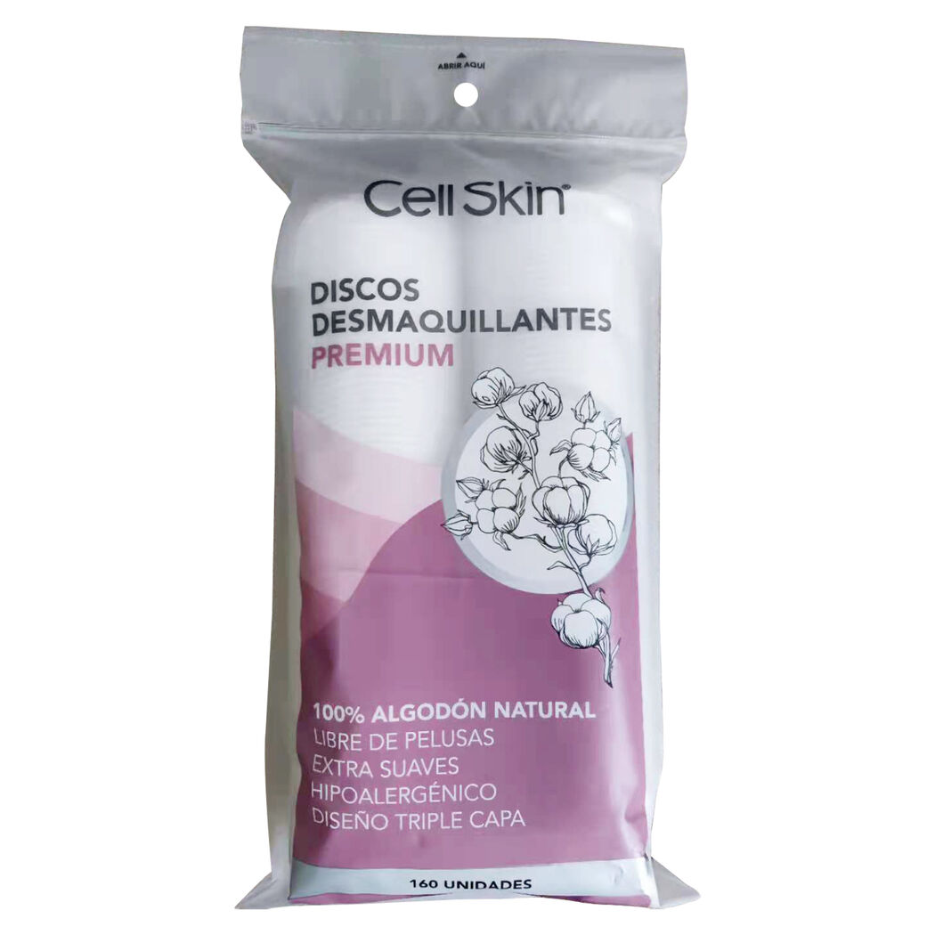 Pads Premium Redondo Cell Skin 160 Unidades