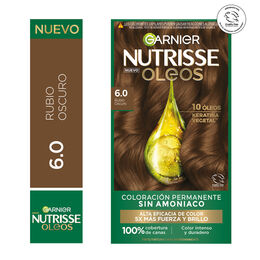 Tintura Nutrisse Oleos 6.0 Rubio Oscuro