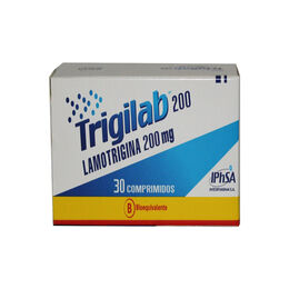 Trigilab lamotrigina 200 mg 30 comprimidos