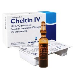 Cheltin Hierro 100mg/5ml Inyectable 1 Ampolla