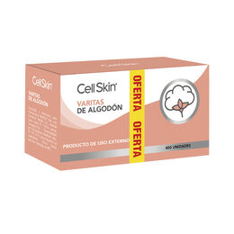 Caja de Cotonitos Cell Skin 400 Unidades