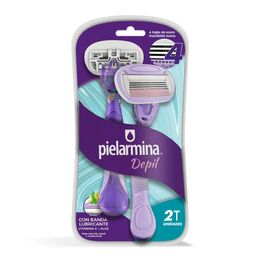 Rasuradoras X2 Vitamina E + Aloe Vera Pielarmina Depil