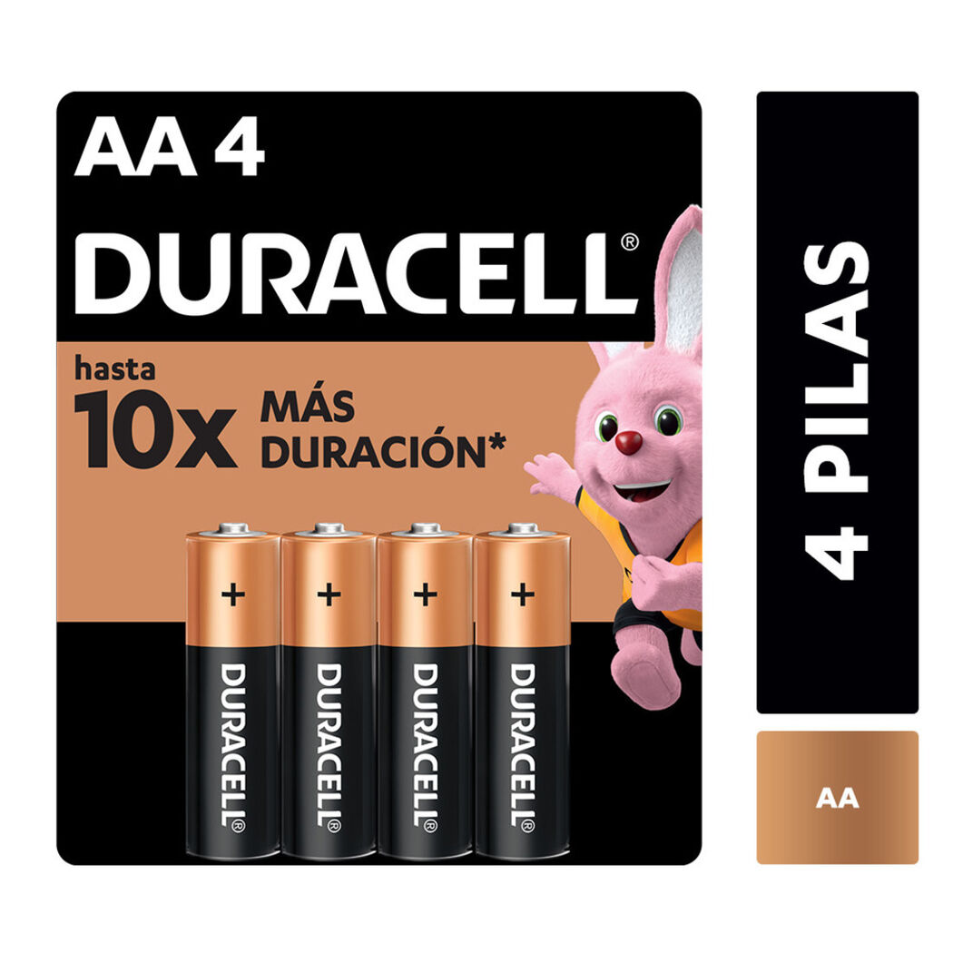 Duracell AA DP. 4 Unidades