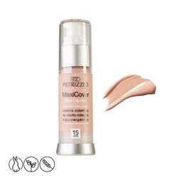 Base Líquida Petrizzio Maxi Cover FPS 15 Rose Beige 02 30ml