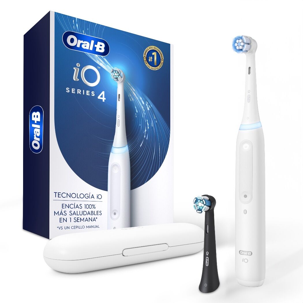Cepillo de Dientes Eléctrico Oral B iO Series 4 Blanco 1 Unidad
