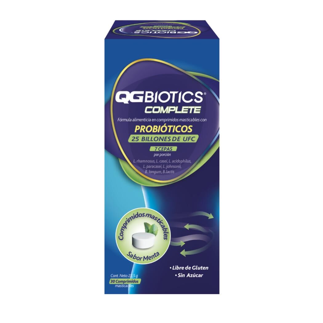 QGBiotics Complete 30 Comprimidos Masticables