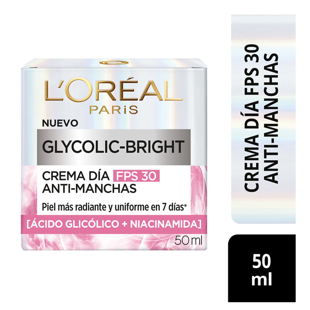 Crema Día Anti-Manchas FPS30 Glycolic Bright