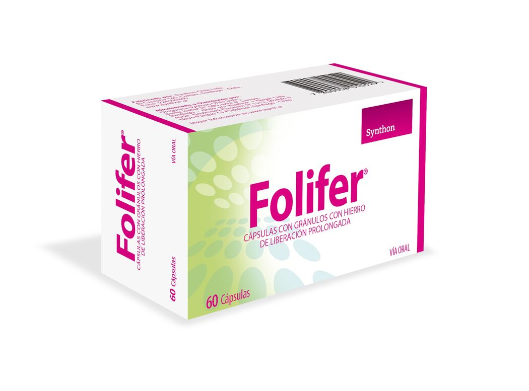 Folifer 60 Cápsulas