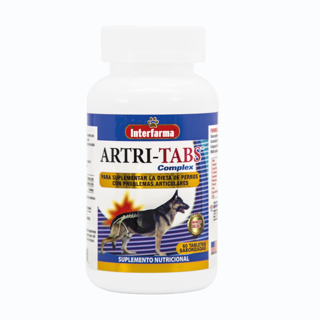 Artri-Tabs Complex Perro 60 Tabletas Masticables