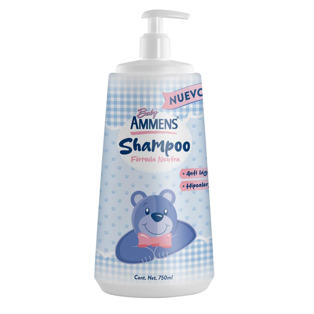 Shampoo Baby Ammens Dispensador 750ml