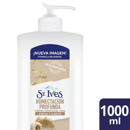 Crema Corporal Humectación Profunda Avena Y Karité 1L