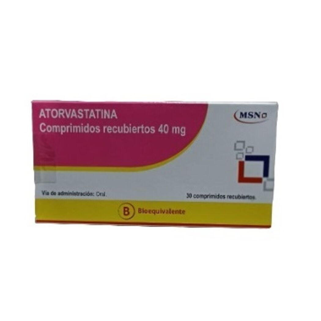 Atorvastatina (B) 40mg 30 Comprimidos Recubiertos
