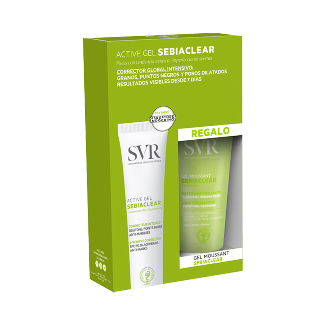 Svr Seb Set Active + Gel 55ml