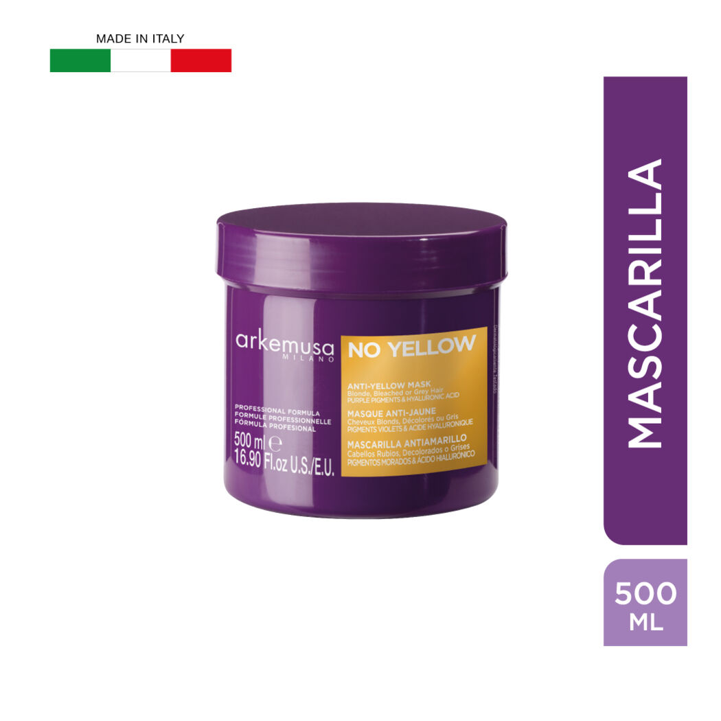 Mascarilla de Tratamiento Arkemusa No Yellow 500ml