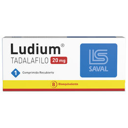Ludium (B) Tadalafilo 20mg 1 Comprimido Recubierto