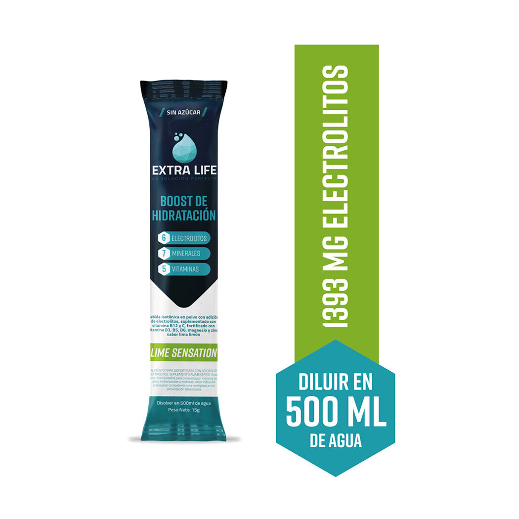 Extra Life Boost de Hidratación Lime Sensation