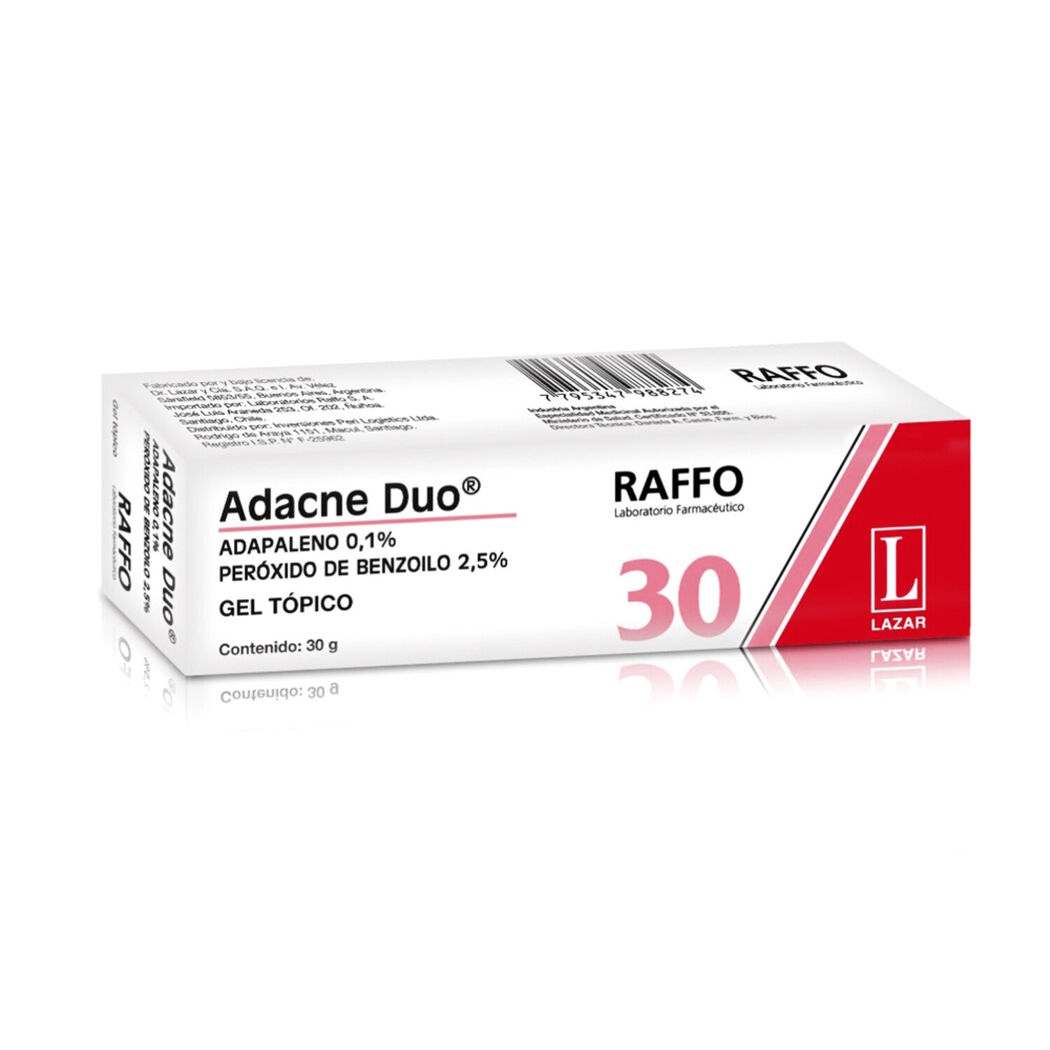 Adacne Duo Adapaleno / Peróxido de Benzoilo Gel Tópico 30g