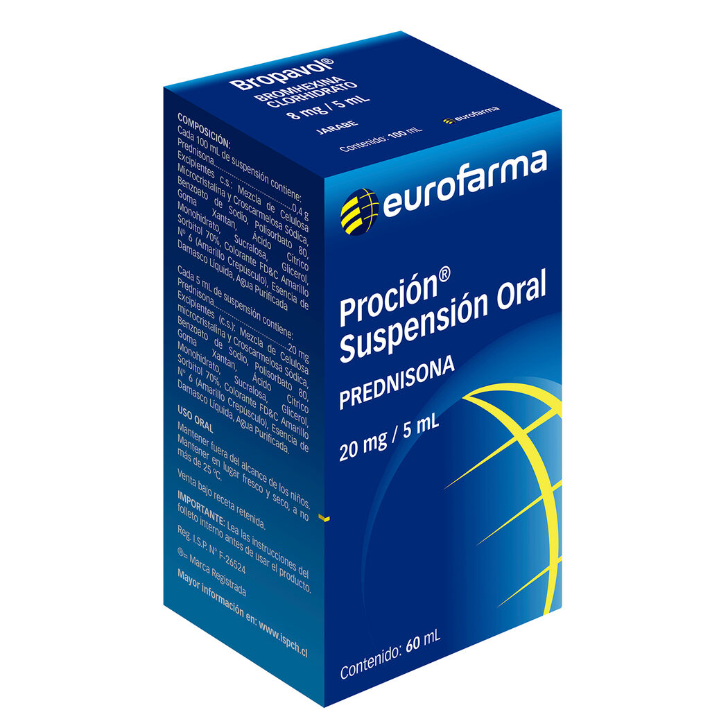 Procion Prednisona 20mg/5ml Jarabe 60ml