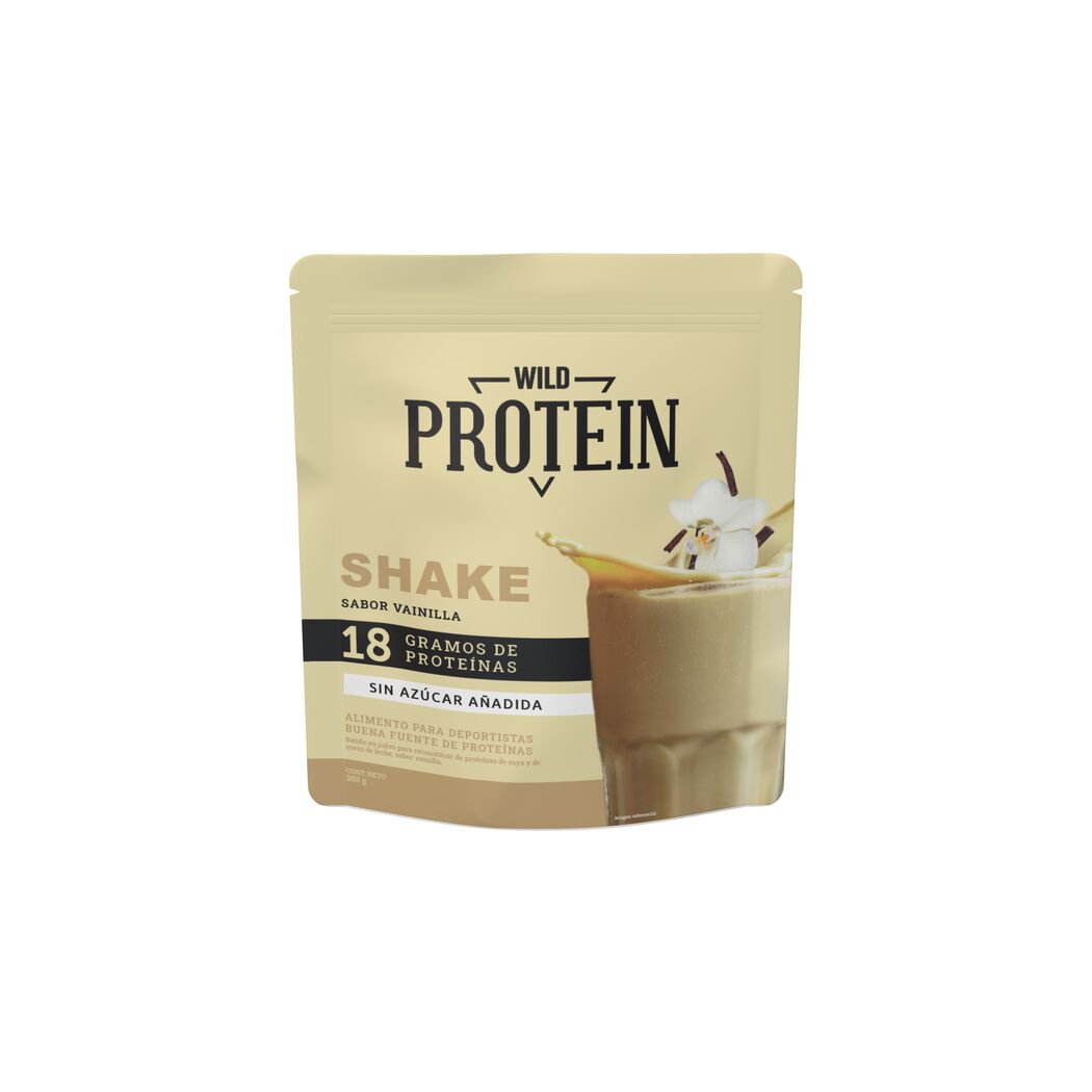 Wild Protein Shake En Polvo Vainilla 350g