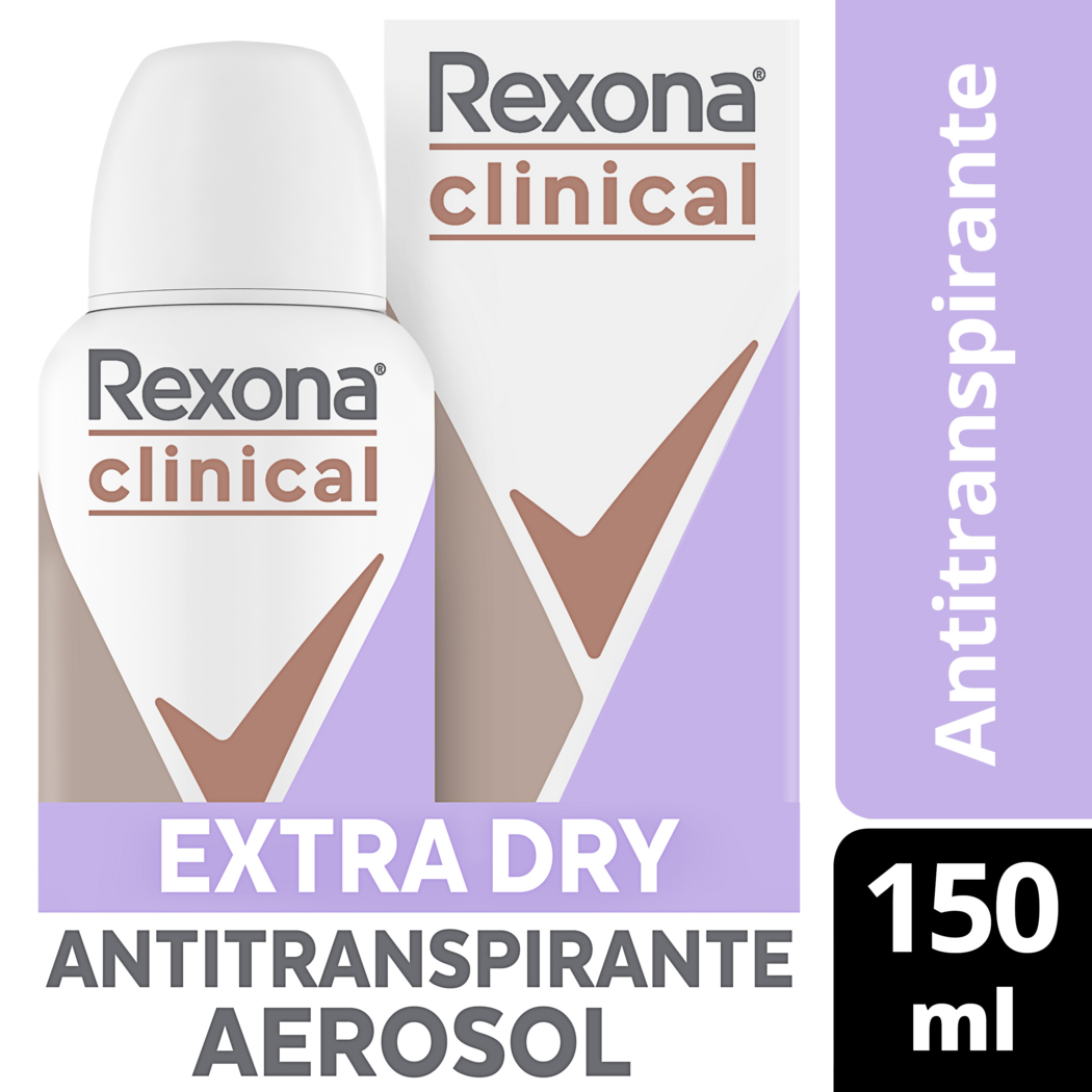 Rexona Mujer Clin Aer Extdr 96h 150ml