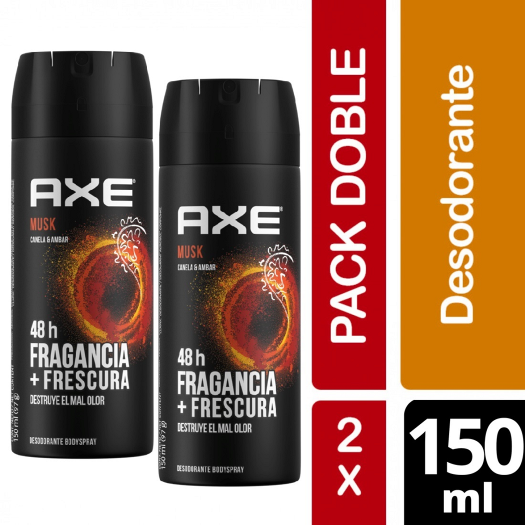 Axe Desodorante En Barra Musk 2Unid